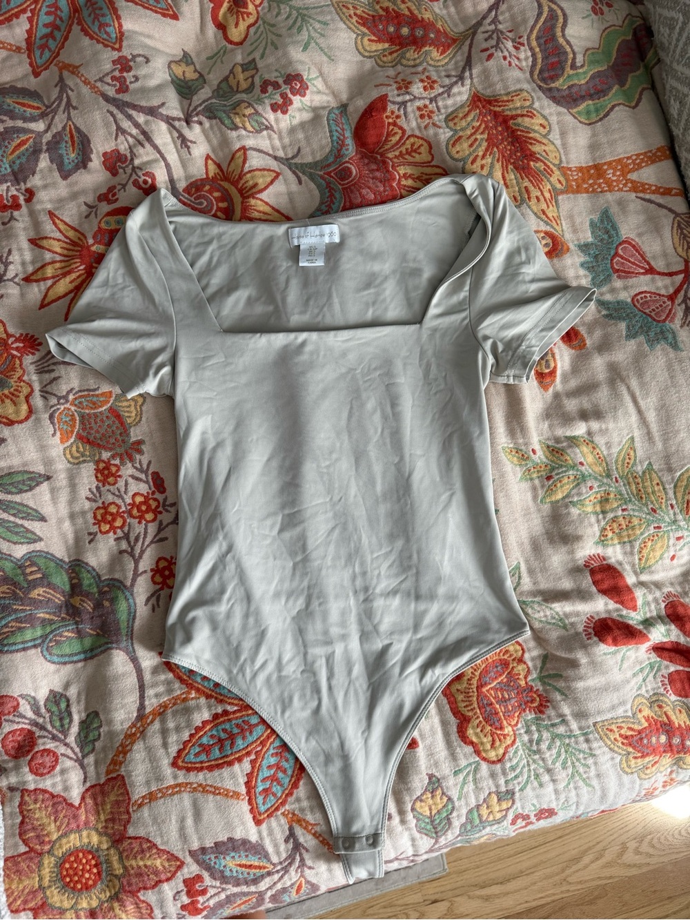 House of Harlow George Square Neck Short Sleeve Bodysuit